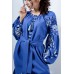 Embroidered boho dress "Charm" Blue